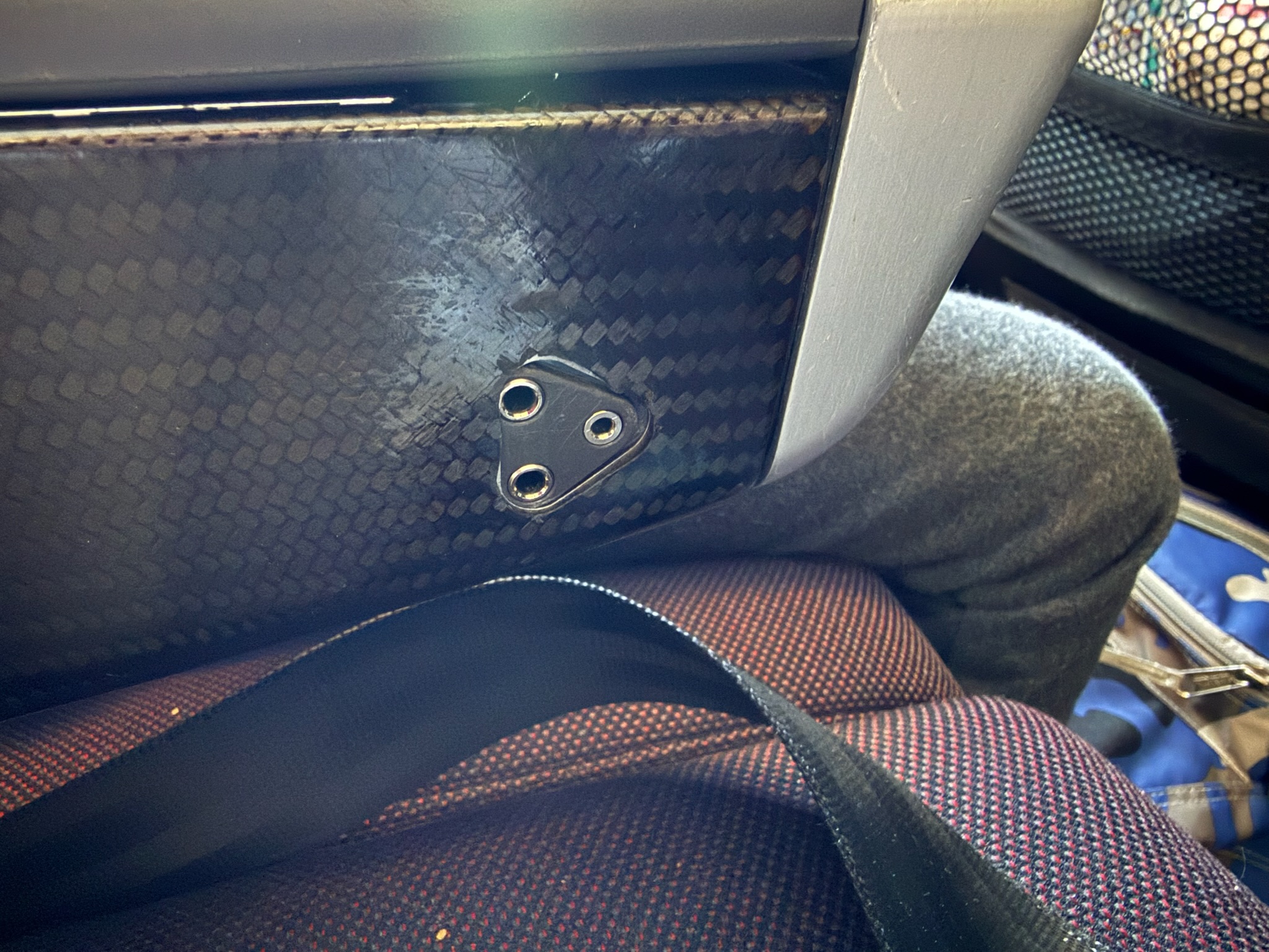 Airplane seat audio jack